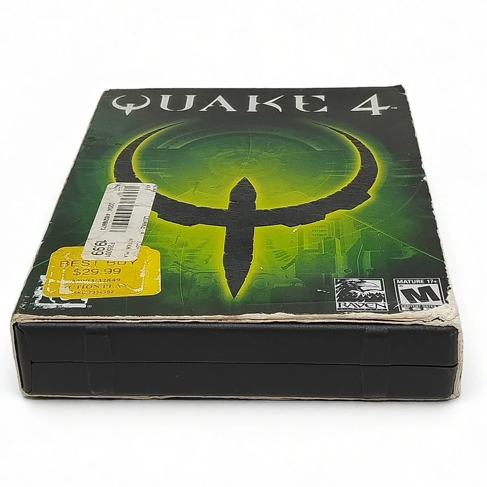 Quake 4 PC Game 2005 4-Disc Set Activision Sci-Fi Shooter Retro FPS Software